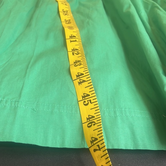 Green maxi dress, spaghetti straps adjustable, v neck, Elastic waist,Large - Picture 7 of 11